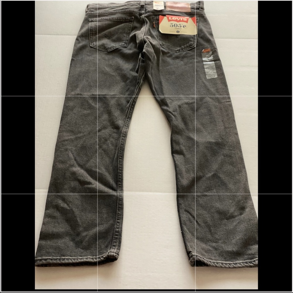 Levi’s 505c cropped gray jeans women size 30